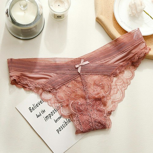 Women's Sexy Low Waist Briefs Stretch Breathable Lace Thongs Panties Underwear - Bild 21 von 23