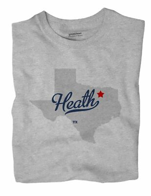 Heath Texas TX Tex T-Shirt MAP