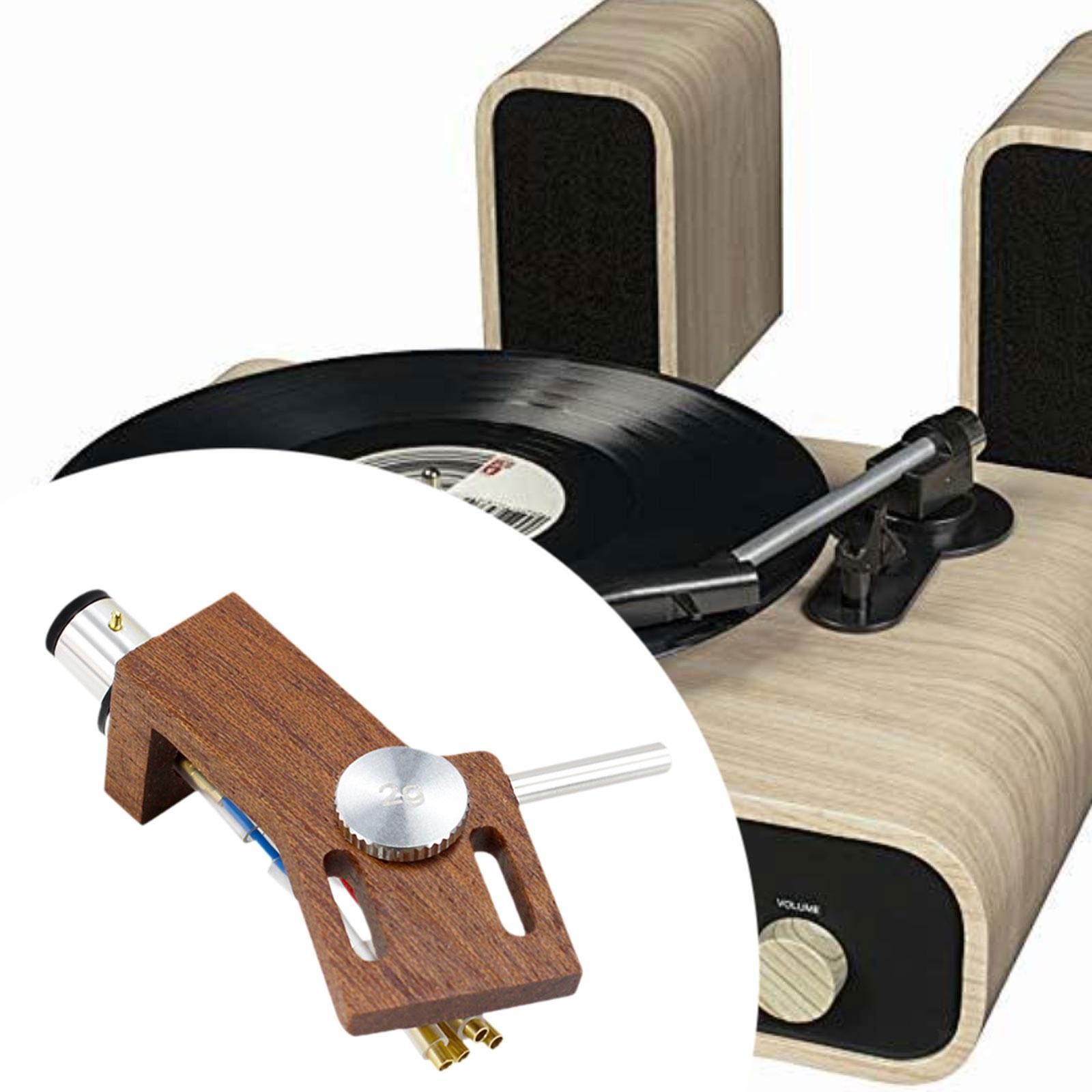 Professional Turntable Headshell with Phono Styluses and Cartridges Rack-image