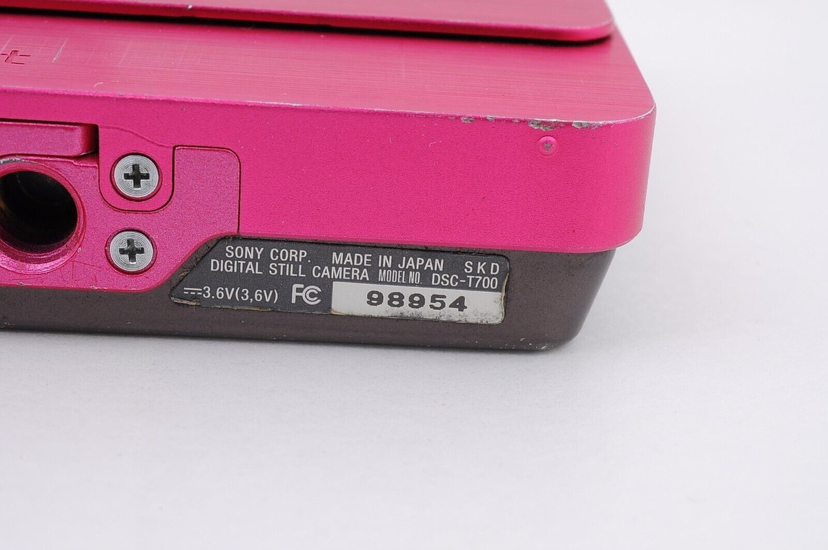 SONY Digital Camera DSC-T700 Pink Cyber-shot (language