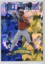 2024 Panini Crusade Crusade Blue Cracked Ice Prizm Brice Matthews #54 15t4