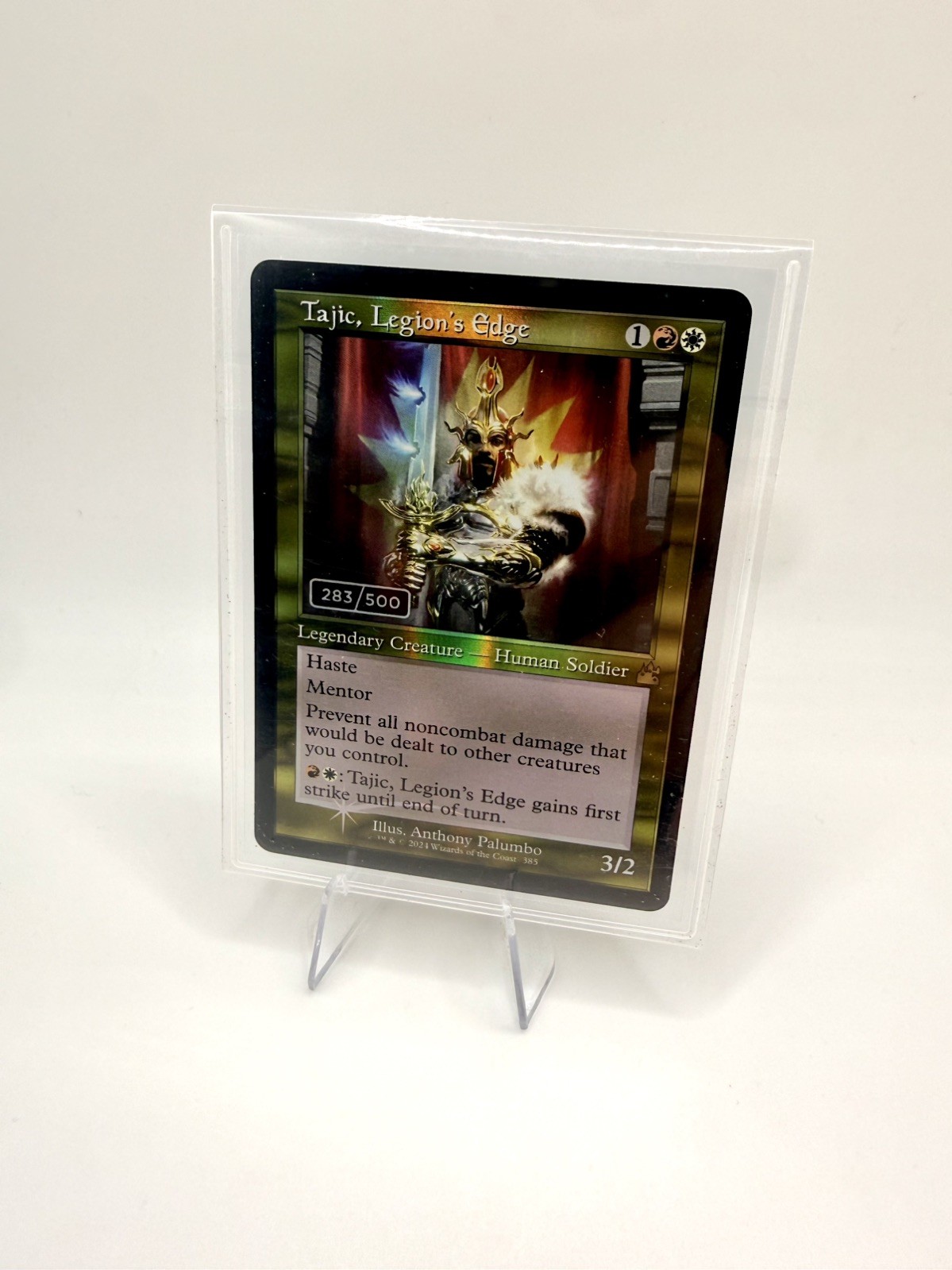 MTG Tajic, Legion's Edge Serialized 283/500 Ravnica Remastered Retro