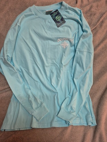 Ogunquit Maine Shirt Womens Small Southpointe Jersey Top Long Sleeve Blue