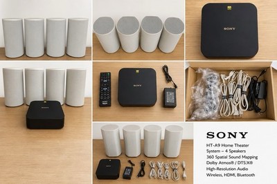 Sony HT-A9 Heimkinosystem Dolby Atmos DTS:X 360 Spatial Sound Mapping Weiß