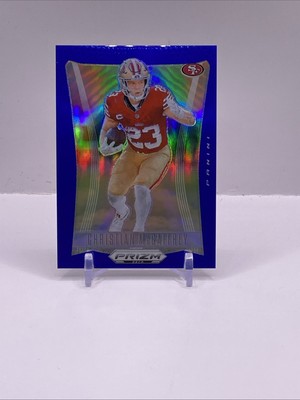 2024 Panini Prizm Deca Christian Mccaffrey True Blue Prizm 149/149 
