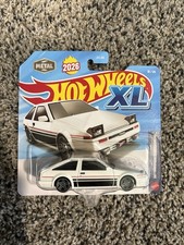 Hotwheels Xl Toyota Ae86 Sprinter Trueno Diecast Car 2026 White Metal Series
