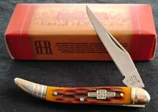Rough Ryder Texas Toothpick Amber Bone