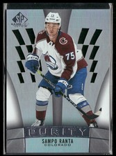 2021-22 SP Game Used Sampo Ranta Purity Hockey Card #P-96 Colorado Avalanche