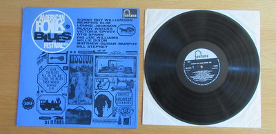 AMERICAN FOLK BLUES FESTIVAL 63 LP UK FONTANA MUDDY WATERS SONNY BOY WILLIAMSON
