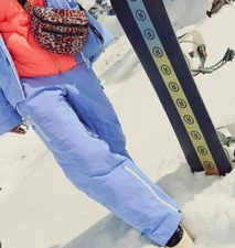 Free People Movement Womens On The Ascend Ski Pants Blue Size MEDIUM NWT $398.00