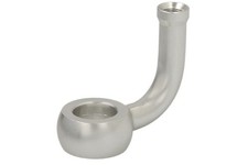 Conseil przewodu hamulcowego, courbure 90°, Argent