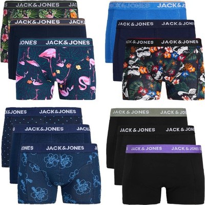 Jack Jones Boxershorts 3er Pack Herren Marken Short Unterhose Männer Wow Neu