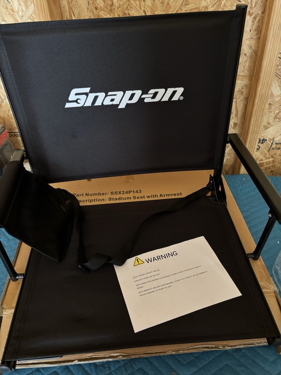 snap-on tools promotional stadium seat with armrest SSX24P143