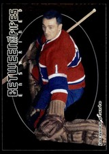 2001-02 Be a Player Between the Pipes Jacques Plante Montreal Canadiens #136