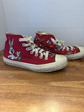 Vintage 1993 Looney Tunes Keds High-Top Sneakers Size 7 Bugs Bunny