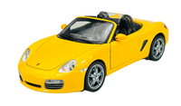Welly Porsche Boxster S 987 Yellow 1:24 Die Cast Metal Model New In Box Boxter
