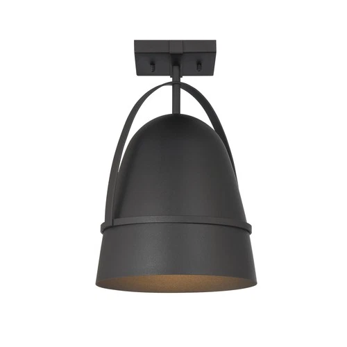Designers Fountain D302M-SF Rue 10"W Semi-flush Ceiling Fixture - Black - Picture 1 of 2