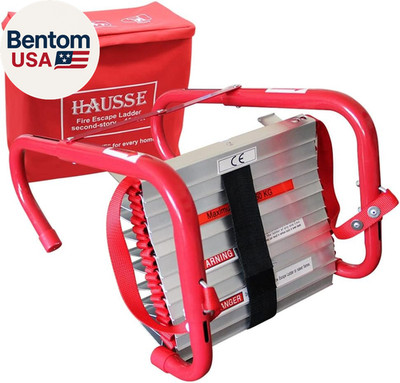 Retractable 2 Story Fire Escape Ladder, 13 Feet