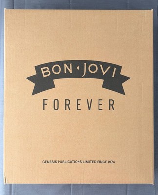 Bon Jovi Forever Signed Artist Proof Genesis Book + Silver Vinyl Ltd 100 Only