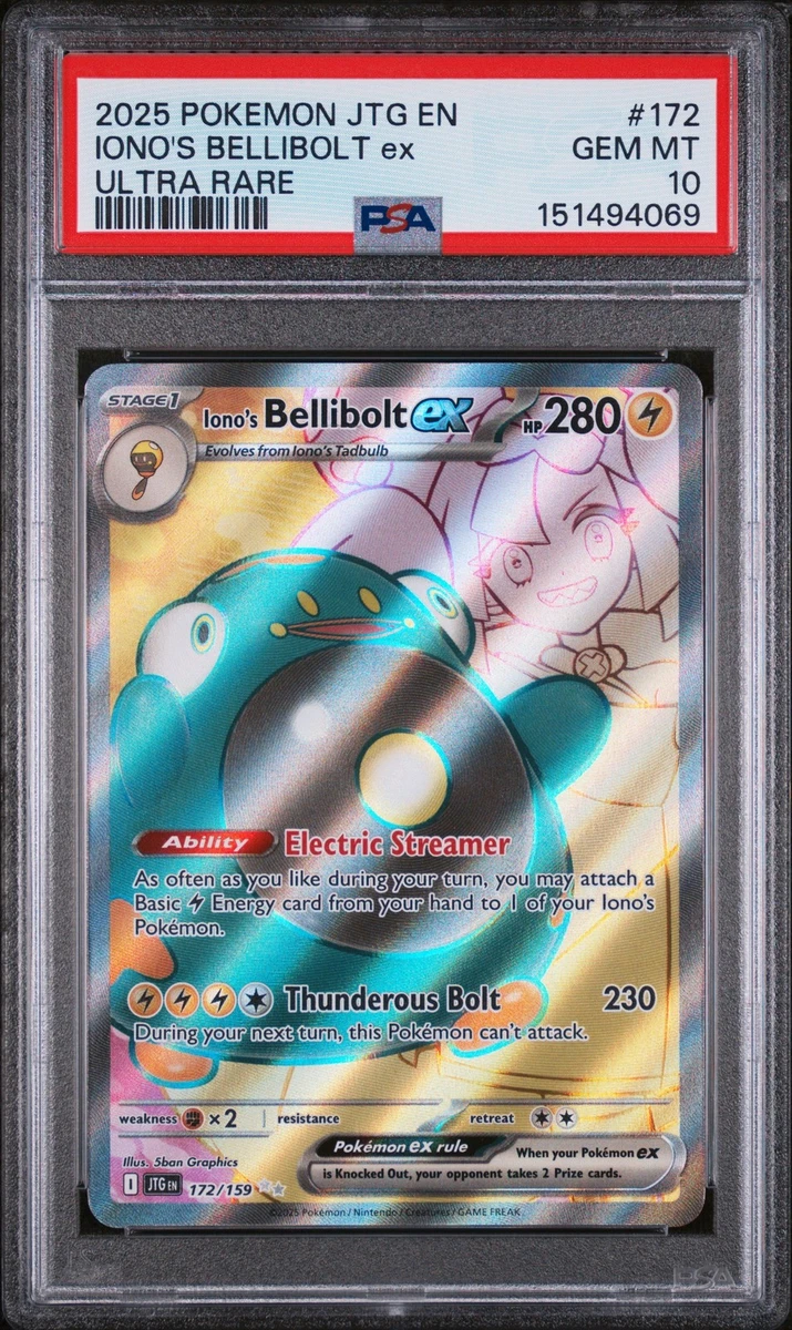 Iono's Bellibolt Ex Pokémon TCG Cards for sale | eBay