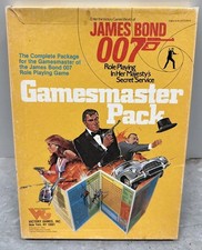 New JAMES BOND 007 Gamesmaster Pack Victory Games RPG COMPLETE
