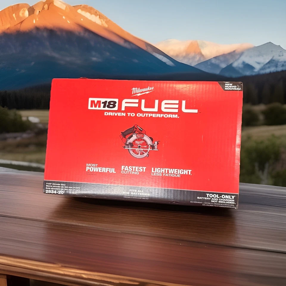 Sierra circular Milwaukee M18 COMBUSTIBLE 7-1/4” -2834-20 - NUEVA, CAJA SELLADA AL POR MENOR Foto 2 de 4