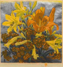 Gustave Baumann From Hillside Gardens : Archival Quality Giclée Art Print 1941