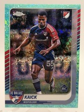 2025 Topps Chrome MLS Aqua Kaick RC #37 FC Dallas #'d /199