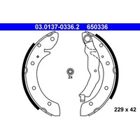 Bremsbackensatz ATE 03.0137-0336.2 FüR Renault Laguna I Grandtour Megane Scenic
