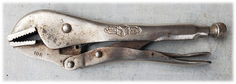 Original Heavy Duty Vise Grip Pliers - 10R Straight Jaws - Petersen MFG - 11910