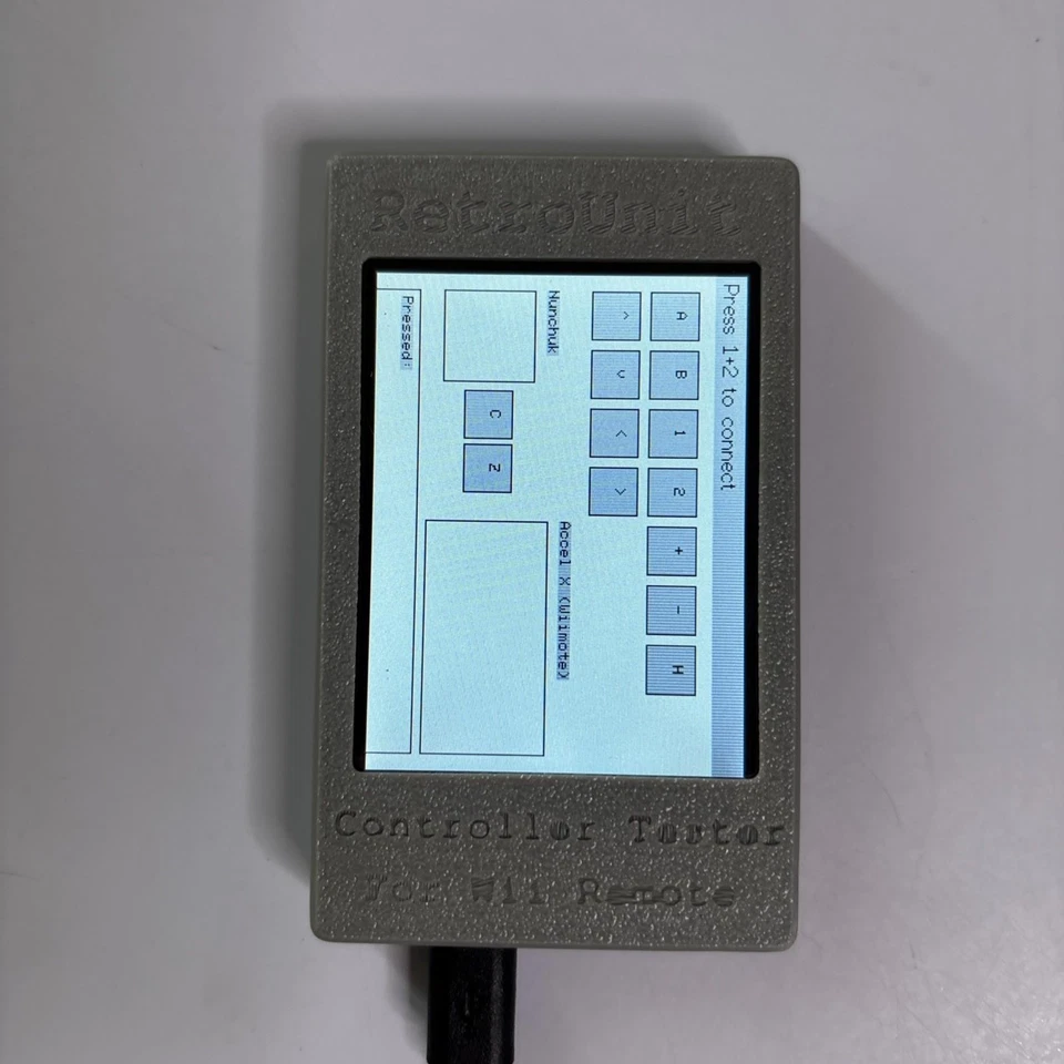 Retrounit Portable Controller Tester For Nintendo Wii Controller Nunchuck - Image 2 of 4