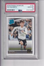 Kai Havertz 2018 Panini Donruss Rated Rookie Soccer Card PSA 10 Germany. rookie card picture