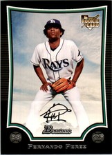 2009 Bowman Fernando Perez Rookie Tampa Bay Rays #212