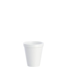 Dart 8J8, 8Oz White Foam Cup, 1000/Cs