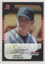 2005 Bowman Chrome Refractor Scott Kazmir #24 0a2