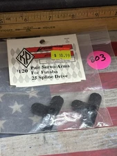 Kimbrough 120 Servo Arms for: FUTABA 25 Spline Drive NEW USA SHIPPED
