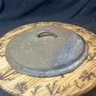Vintage Unmarked Lid For Dutch Oven Cast Iron
