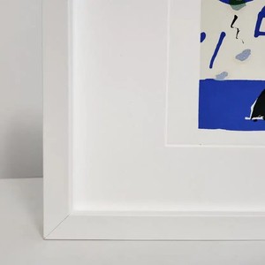 Hong Seung Hye Silk Screen Print Art New with Frame