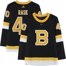 Tuukka Rask Boston Bruins Autographed Black Alternate Adidas Authentic Jersey