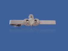 U.S MILITARY ARMY MASTER JUMP WINGS TIE BAR TIE TAC CLIP ON STYLE U.S.A MADE 