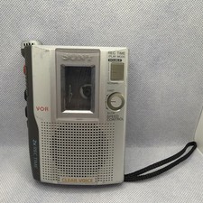 Sony TCM-200DV Standard Cassette Voice Recorder Untested