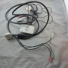 Linkskey 2-Port KVM USB Keyboard/Audio/DVI Monitor Switch Cable