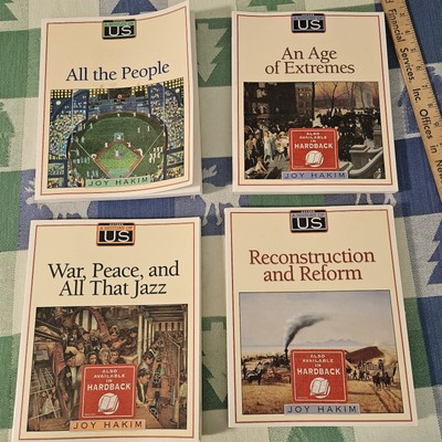 Set of 4 A History of US Joy Hakim Paperback Books 