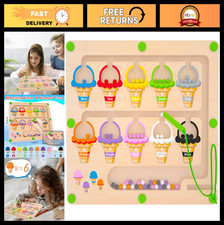 Magnetic Color  Number Maze Puzzle - Montessori Learning Toy for Toddlers 2-4 Y