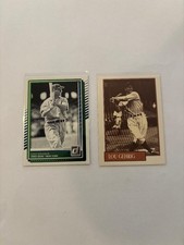 (2) Lou Gehri1991 Homers Cookies - Food Issue #9 and 2025 donruss #55