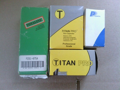 NEW! Allotment of 4 Different Run Time Capacitors for HVAC Applications.