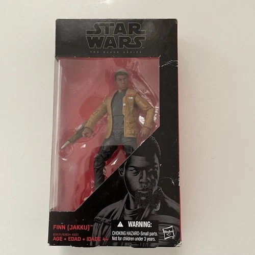 Star Wars Black Series Finn Jakku #01 6” Action Figure Hasbro Open Box Complete
