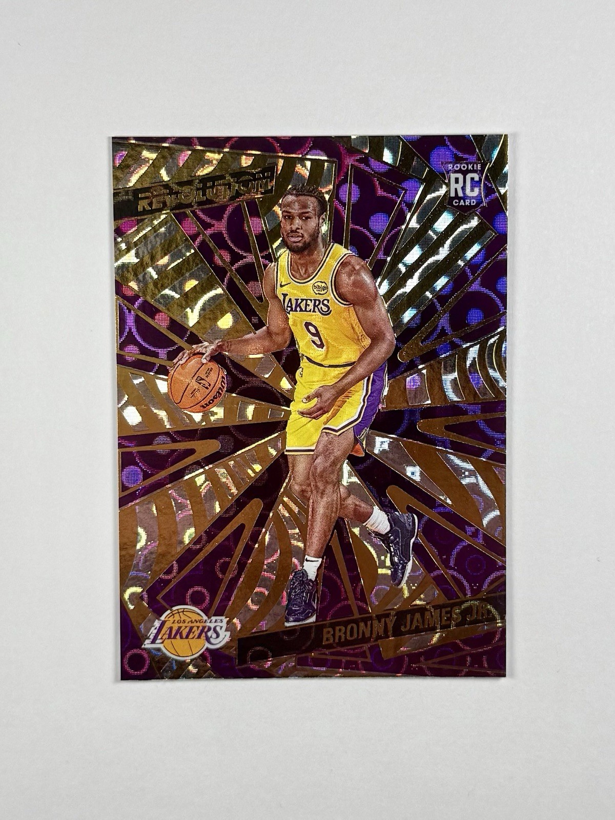 2024-25 Panini Revolution - Rookies Bronny James #118 Groove (RC)