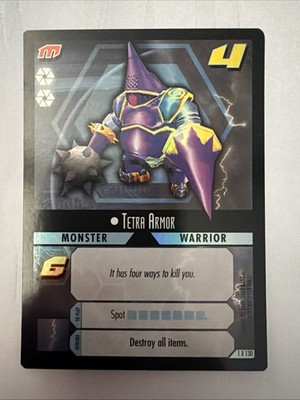 .hack ENEMY TCG Tetra Armor #1X130 Ultra Rare Foil CCG DOT Contagion