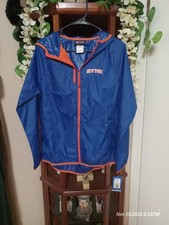New York Knicks Majestic Women's Fateful Encounter Rain Jacket Size S New W/Tag
